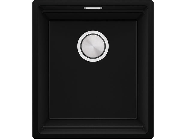 Chiuvetă de bucătărie din granit sub blat cu cuvă XXL și sistem Level – Praga 45 Level (+ scurgător cu rolă GRATUIT)