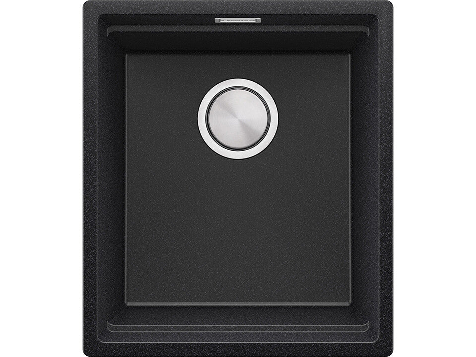 Chiuvetă de bucătărie din granit sub blat cu cuvă XXL și sistem Level – Praga 45 Level (+ scurgător cu rolă GRATUIT)