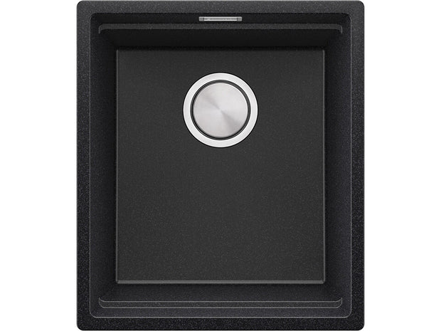 Chiuvetă de bucătărie din granit sub blat cu cuvă XXL și sistem Level – Praga 45 Level (+ scurgător cu rolă GRATUIT)