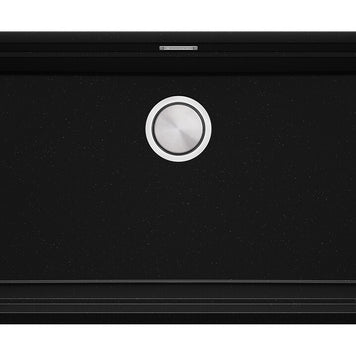 Chiuvetă de bucătărie din granit sub blat cu cea mai mare cuvă XXL – Praga 80 Level (+ scurgător cu rolă GRATUIT)