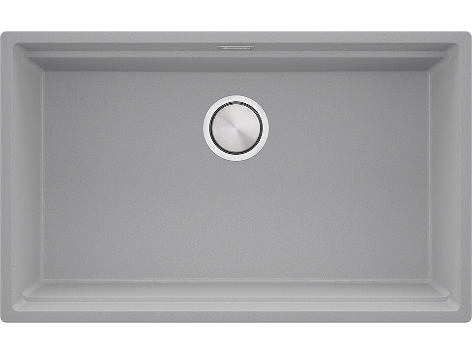 Chiuvetă de bucătărie din granit sub blat cu cea mai mare cuvă XXL – Praga 80 Level (+ scurgător cu rolă GRATUIT)