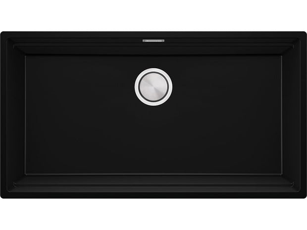 Chiuvetă de bucătărie din granit sub blat cu cea mai mare cuvă XXL – Praga 90 Level (+ scurgător cu rolă GRATUIT)