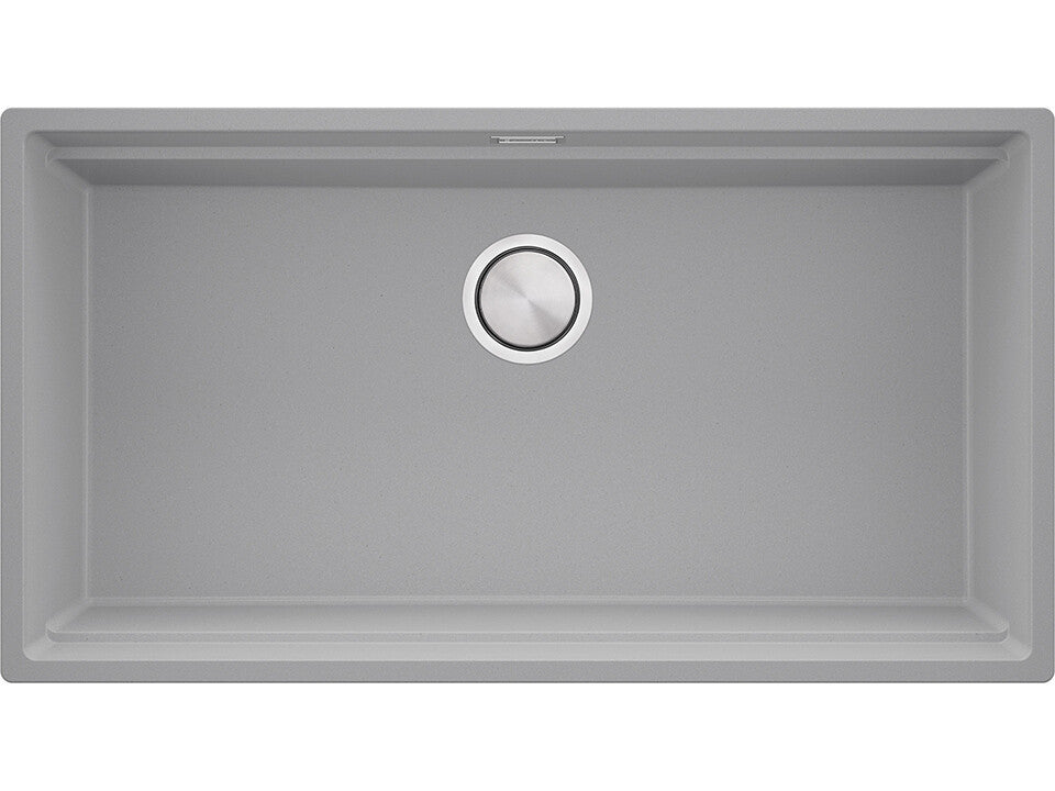 Chiuvetă de bucătărie din granit sub blat cu cea mai mare cuvă XXL – Praga 90 Level (+ scurgător cu rolă GRATUIT)