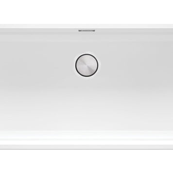 Chiuvetă de bucătărie din granit sub blat cu cea mai mare cuvă XXL – Praga 90 Level (+ scurgător cu rolă GRATUIT)