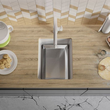 Chiuvetă de bucătărie din granit sub blat cu o cuvă XL – Veneția 40 Easy