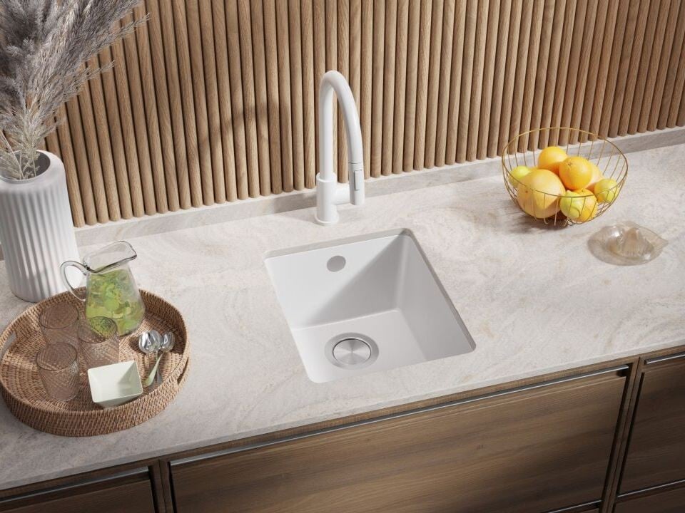 Chiuvetă de bucătărie din granit sub blat cu o cuvă XL – Veneția 40 Easy