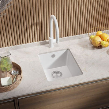 Chiuvetă de bucătărie din granit sub blat cu o cuvă XL – Veneția 40 Easy