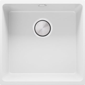 Chiuvetă de bucătărie din granit sub blat cu o cuvă mare XL Veneția 50 Easy