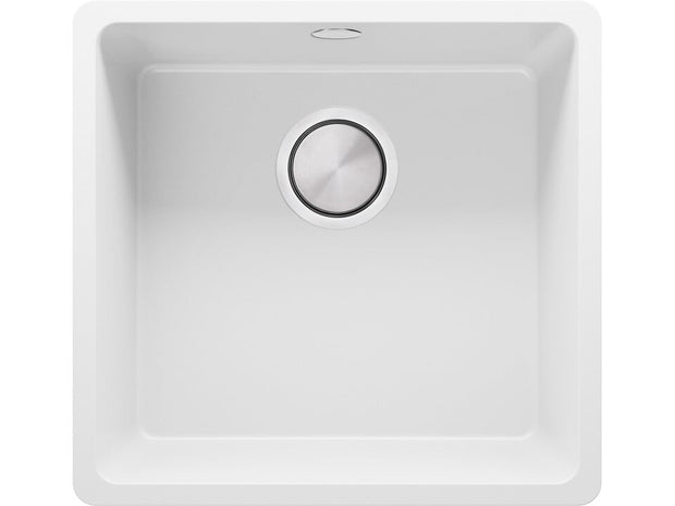 Chiuvetă de bucătărie din granit sub blat cu o cuvă mare XL Veneția 50 Easy