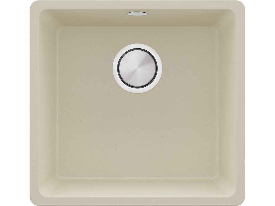 Chiuvetă de bucătărie din granit sub blat cu o cuvă mare XL Veneția 50 Easy