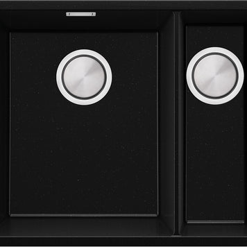 Chiuvetă granit sub blat London 60 Duo – Două cuve (principală + auxiliară)