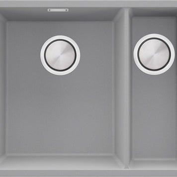 Chiuvetă granit sub blat London 60 Duo – Două cuve (principală + auxiliară)