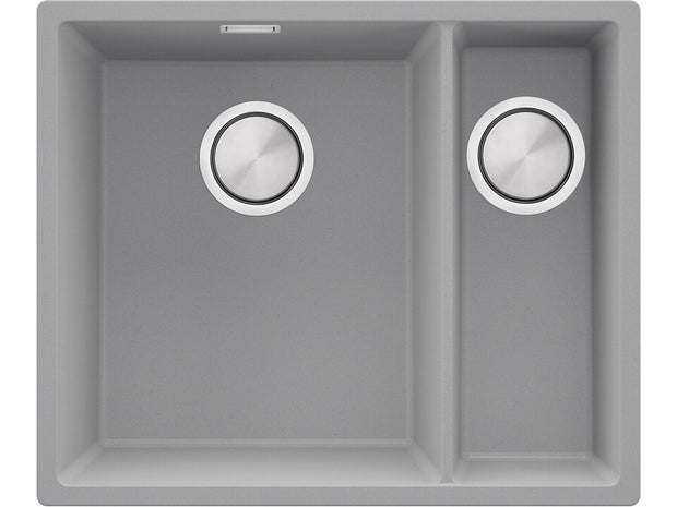 Chiuvetă granit sub blat London 60 Duo – Două cuve (principală + auxiliară)