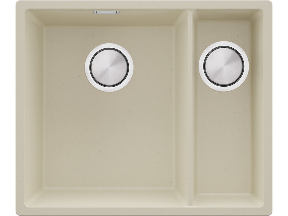 Chiuvetă granit sub blat London 60 Duo – Două cuve (principală + auxiliară)