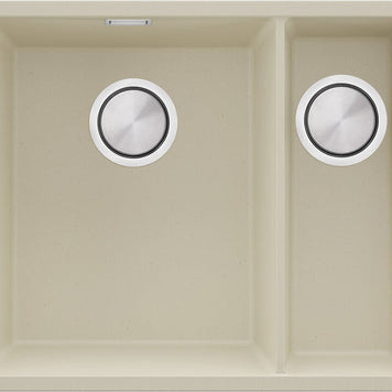 Chiuvetă granit sub blat London 60 Duo – Două cuve (principală + auxiliară)