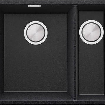 Chiuvetă granit sub blat London 60 Duo – Două cuve (principală + auxiliară)