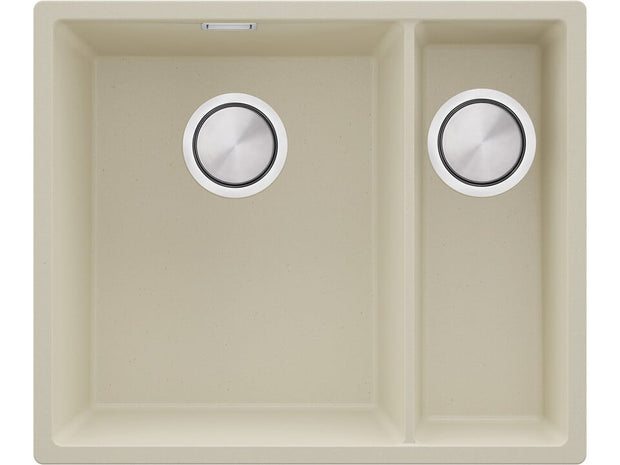 Chiuvetă granit sub blat London 60 Duo – Două cuve (principală + auxiliară)