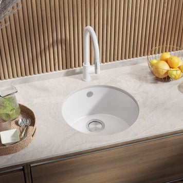 Chiuvetă rotundă din granit sub blat — Valletta 50