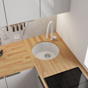 Chiuvetă rotundă din granit sub blat — Valletta 50