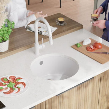 Chiuvetă rotundă din granit sub blat — Valletta 50