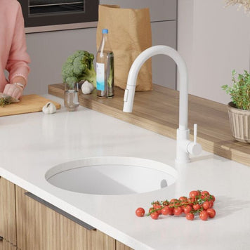 Chiuvetă rotundă din granit sub blat — Valletta 50