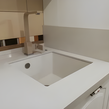 Chiuveta sub blat marca Fat, din granit, fără picurător și cu o cuvă