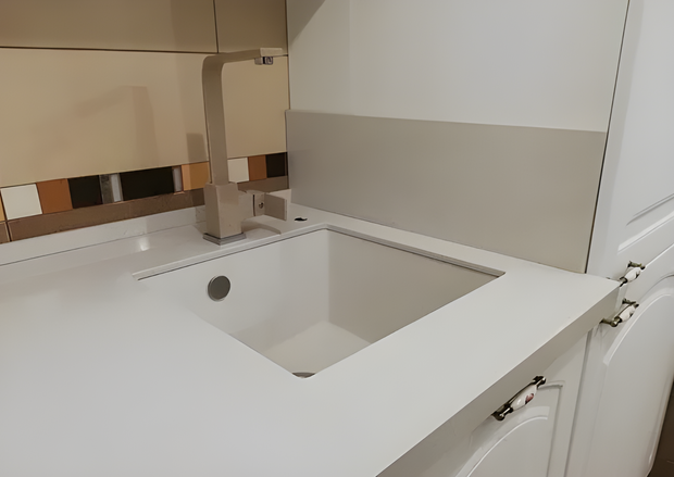 Chiuveta sub blat marca Fat, din granit, fără picurător și cu o cuvă