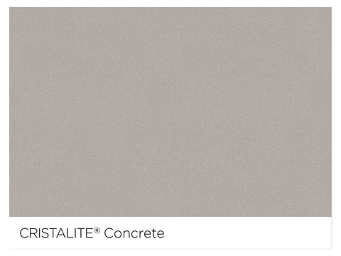 Baterie bucătărie Schock Plutos Cristalite Concrete, aspect granit, cartuș ceramic, gri beton