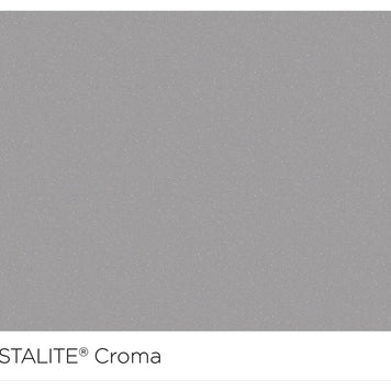 Baterie bucătărie Schock Epos Cristalite Croma cu cap extractibil, aspect granit, cartuș ceramic, gri