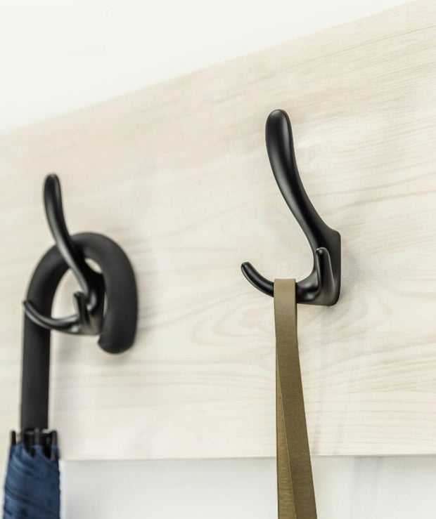 Agățătoare cuier CORDOBA 78x130 mm, negru mat