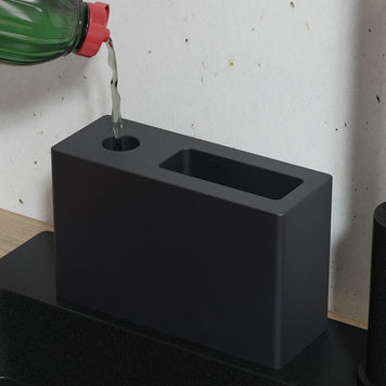 Dozator detergent vase cu spațiu pentru burete – dreptunghiular 375 ml