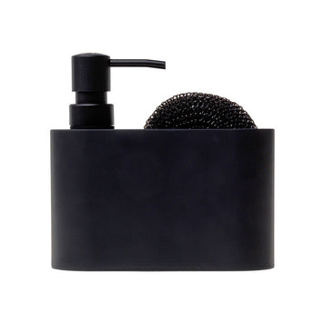 Dozator detergent vase cu spațiu pentru burete – oval 375 ml