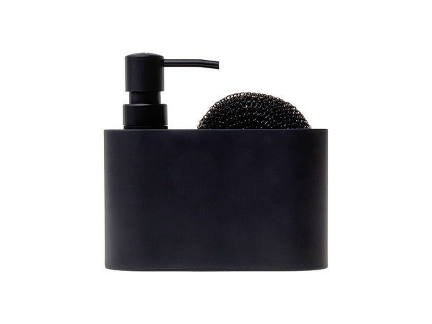 Dozator detergent vase cu spațiu pentru burete – oval 375 ml