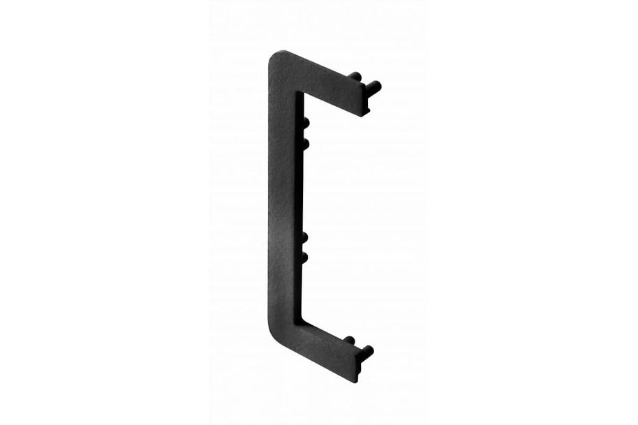 Element capăt deschis profil aluminiu VELLO C, negru mat