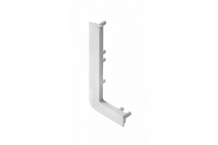 Element capăt deschis pentru profil aluminiu VELLO L, stânga, gri