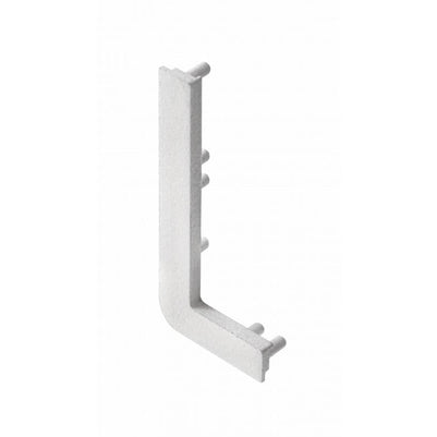 Element capăt deschis pentru profil aluminiu VELLO L, stânga, gri