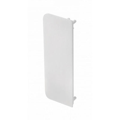 Element capăt plin pentru profil aluminiu VELLO C, alb mat