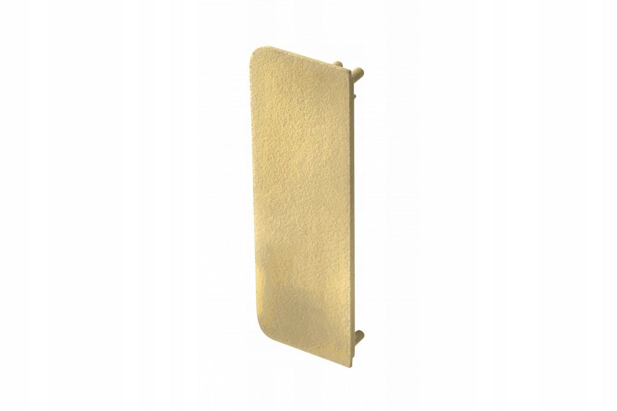 Element capăt plin pentru profil aluminiu VELLO C, auriu
