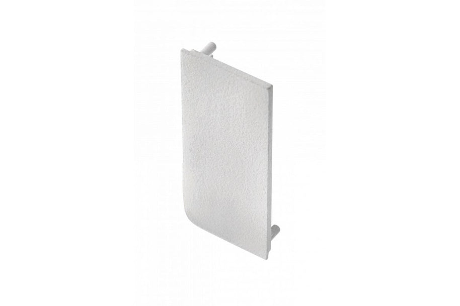 Element capăt plin pentru profil aluminiu VELLO L, stânga, gri
