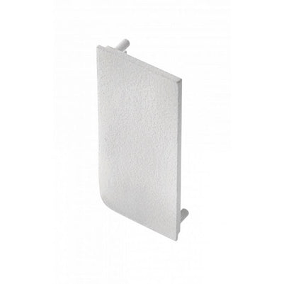 Element capăt plin pentru profil aluminiu VELLO L, stânga, gri