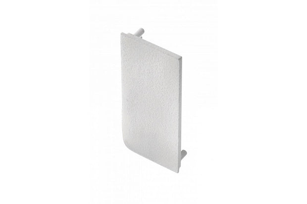 Element capăt plin pentru profil aluminiu VELLO L, stânga, gri