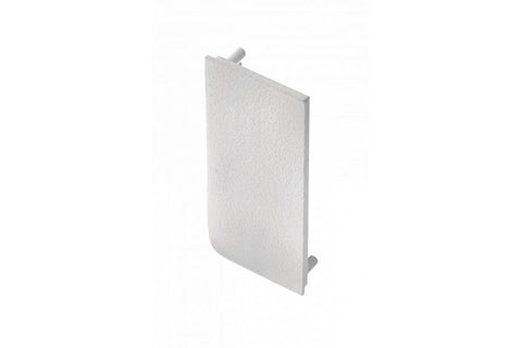 Element capăt plin pentru profil aluminiu VELLO L, stânga, gri