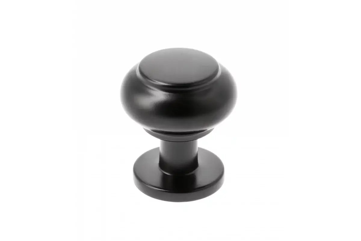 Buton mobilă STILO 33x31 mm, negru mat