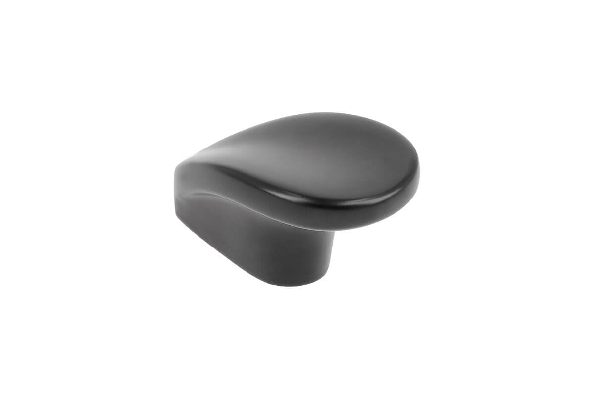 Buton mobilă VENICE 28x46 mm, negru mat