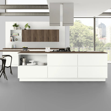 RENOLIT 3D Thermolaminate - Platinum White Suedette Matt