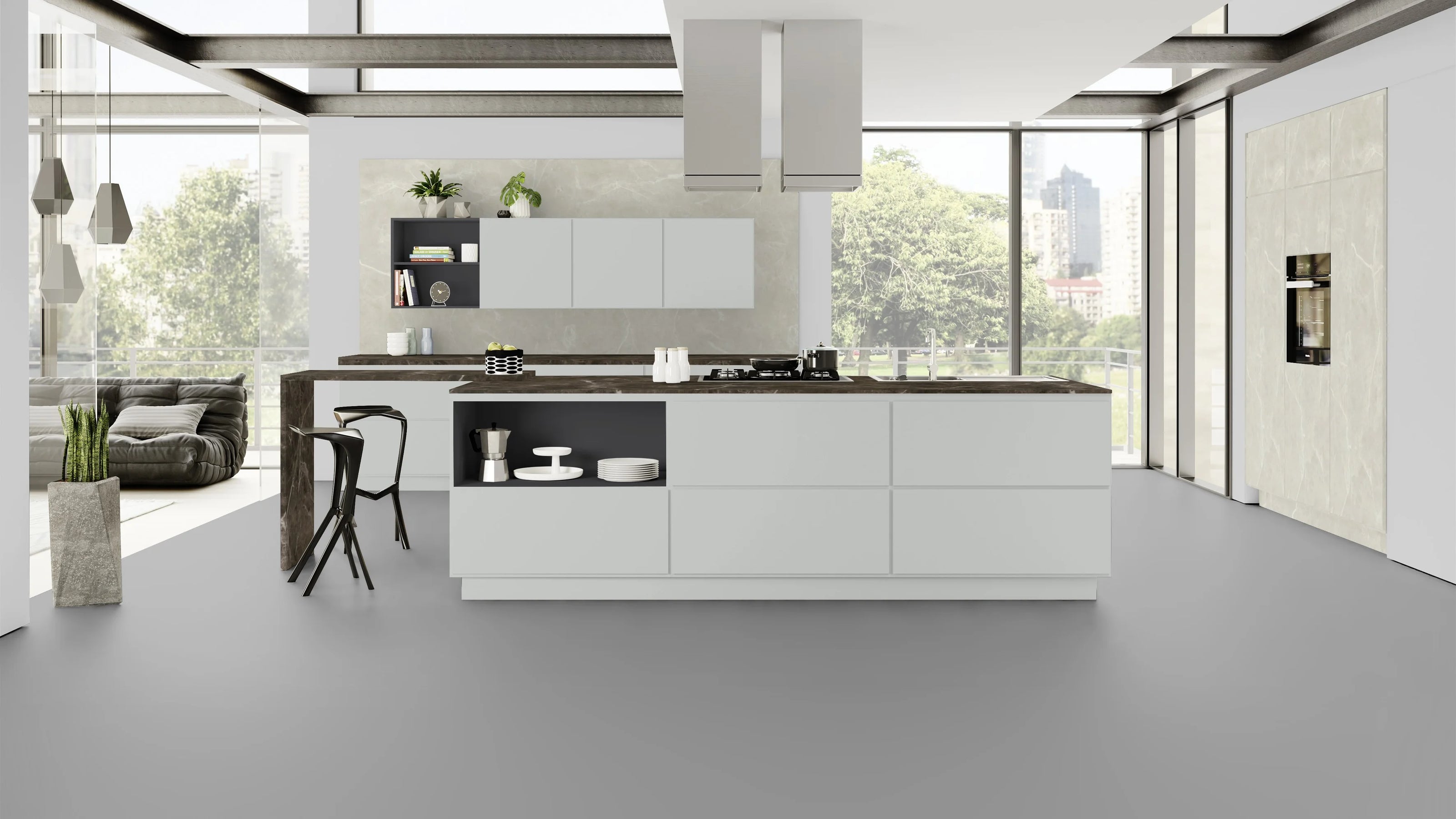 RENOLIT 3D Thermolaminate - Pearl Grey Premier Matt