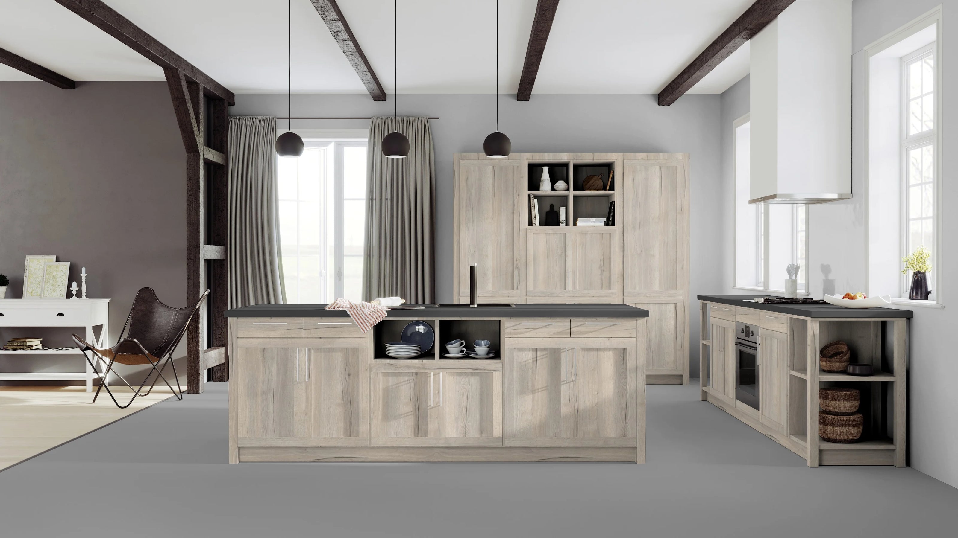 RENOLIT 3D Thermolaminate – Halifax Oak White Synchro Premier