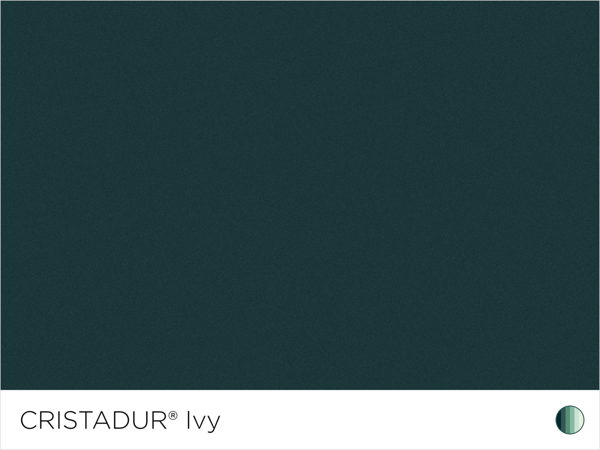 Chiuvetă bucătărie Schock Kiruna N-100XL Cristadur Green Line Ivy 756 x 456 mm, compozit granit, montare pe/sub blat, verde închis intens