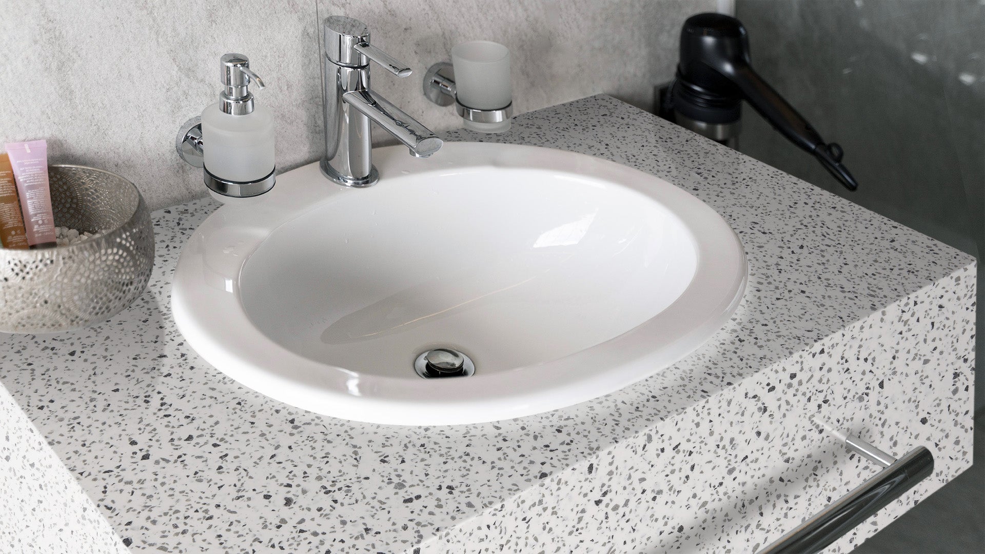 GRANDEX J-510 Terrazzo Bianco