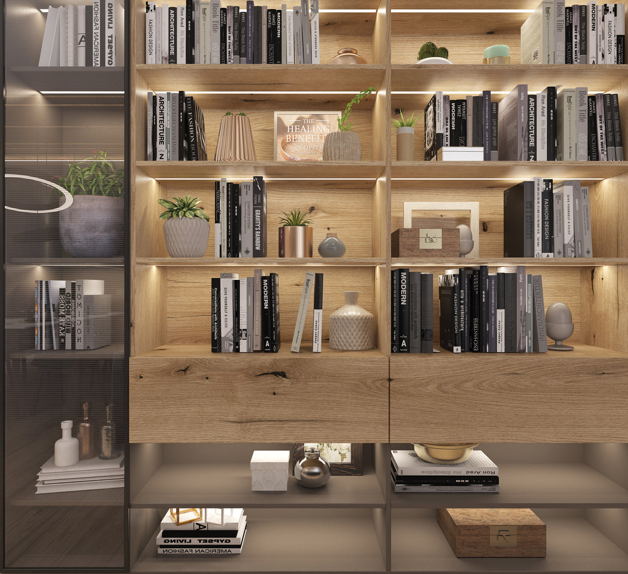 Placă decorativă SPC – K365 Coast Evoke Oak